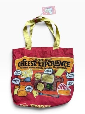 Limited-Edition Trader Joe's "Cheese Experience" Reusable Cotton Tote Bag
